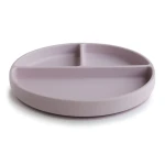 Talerzyk sylikonowy z przyssawką - Soft Lilac / Mushie