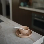 Miseczka sylikonowa z przyssawką - Natural / Mushie