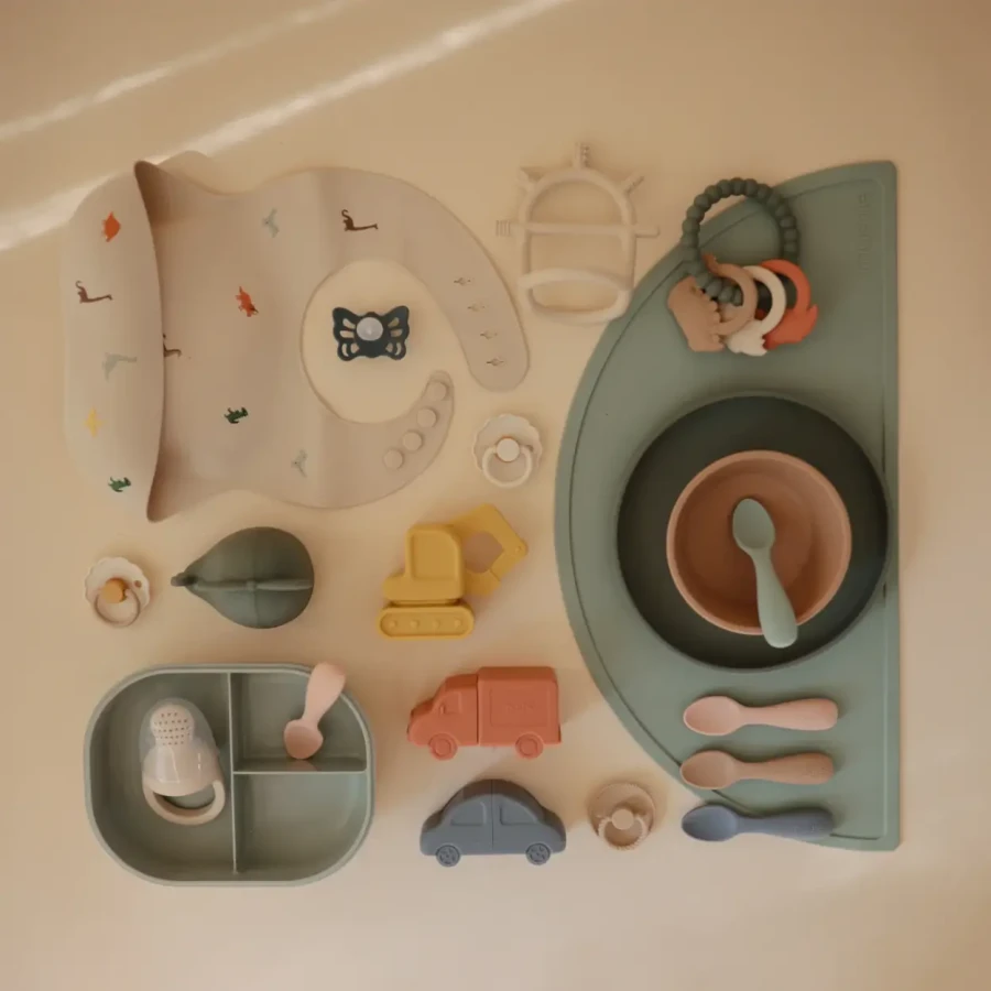 Miseczka sylikonowa z przyssawką - Natural / Mushie