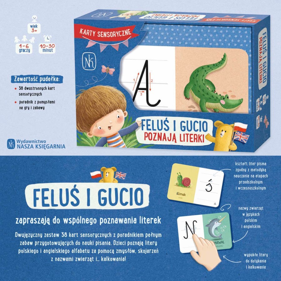 Feluś i Gucio poznają literki / Nasza Księgarnia