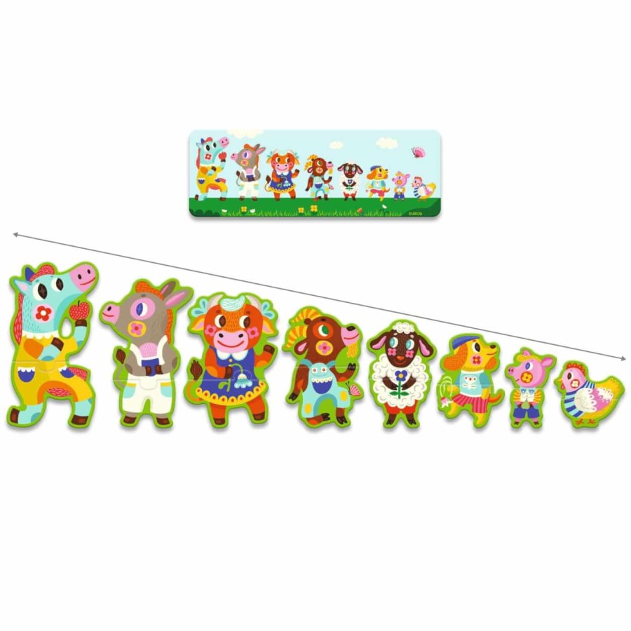 Puzzle MAŁE I DUŻE NA FARMIE / Djeco