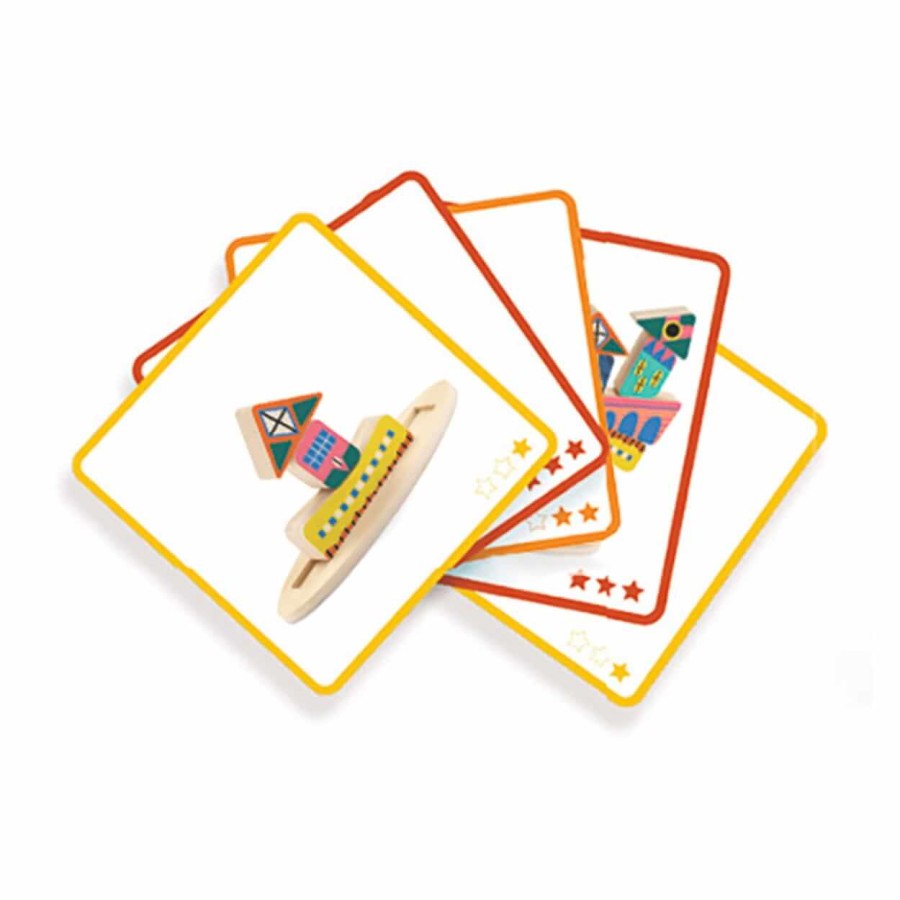 Drewniany balansujący DOMEK / Djeco