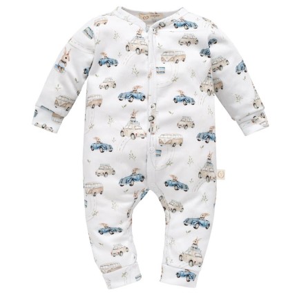 Rampers organic cotton - CARS / YOSOY