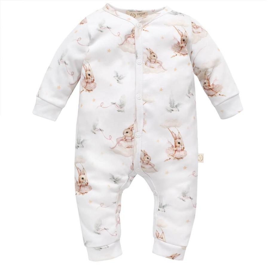 Rampers organic cotton - TUTU RABBITS / YOSOY