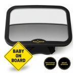 Lusterko do samochodu dla dziecka, czarne / Royal Rascals