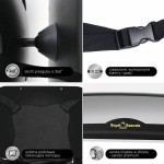 Lusterko do samochodu dla dziecka, czarne / Royal Rascals