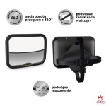 Lusterko do samochodu dla dziecka, czarne / Royal Rascals