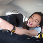 Lusterko do samochodu dla dziecka, czarne / Royal Rascals