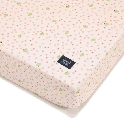 Prześcieradło GOOD NIGHT - FROGS BLOOM / La Millou