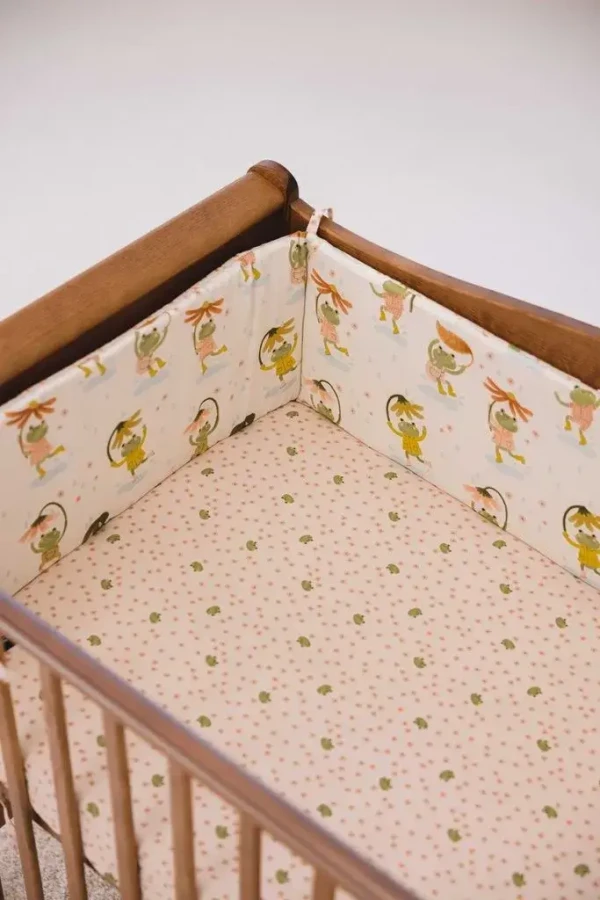 Prześcieradło GOOD NIGHT - FROGS BLOOM / La Millou