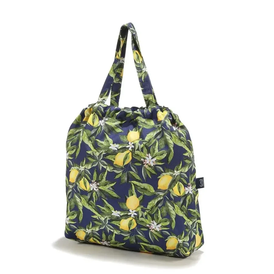 Shopper Bag z kieszonką - POSITANO BY NIGHT / La Millou