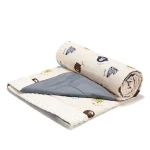 Koc piknikowy z kieszonką, mata do zabawy XXL 180x190 - FRIENDS / La Millou