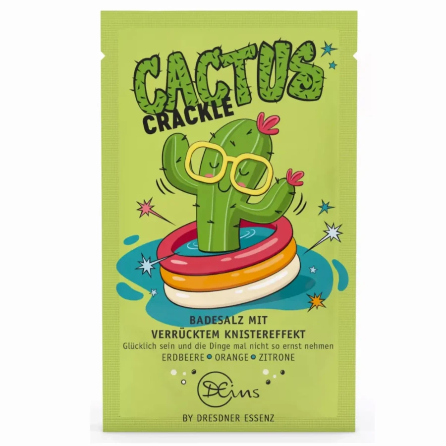 STRZELAJĄCY KAKTUS - sól do kąpieli, 60g  / Dresdner Essenz