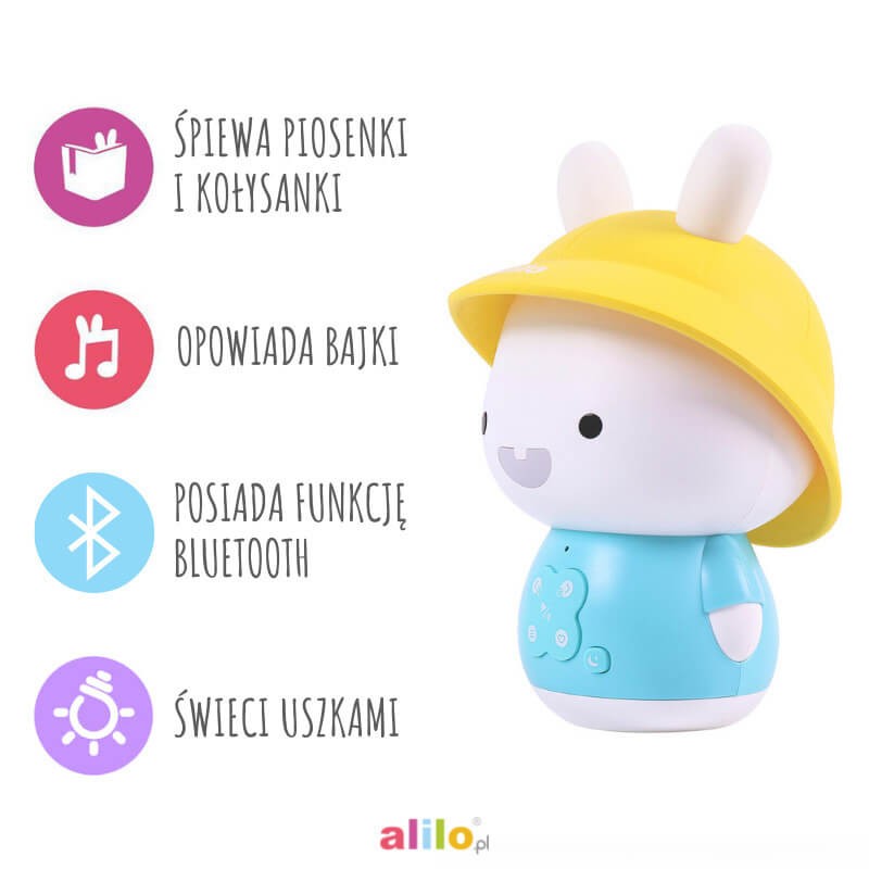 Króliczek Baby Bunny G9S+ - różowy / Alilo