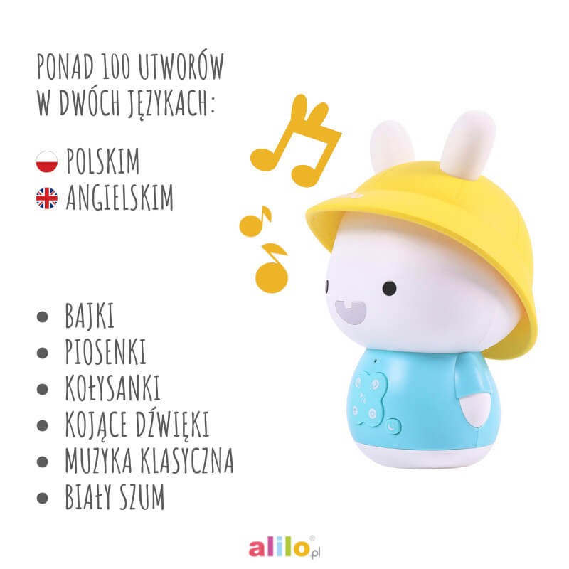 Króliczek Baby Bunny G9S+ - różowy / Alilo