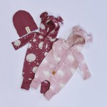 Uchaty kombinezon - Słoneczka na lila / Zezuzulla ZZZ