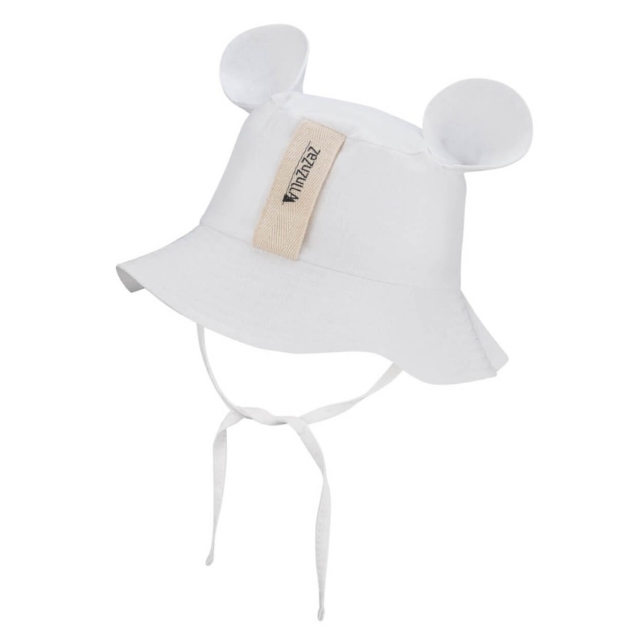 Uszaty kapelusz - biały / Zezuzulla ZZZ