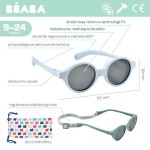 Okulary przeciwsłoneczne dla dzieci 9-24 miesięcy, Joy - Pearl blue / Beaba