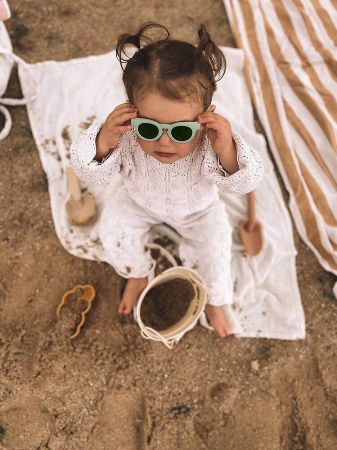 Okulary przeciwsłoneczne dla dzieci 9-24 miesięcy Delight - Sage green / Beaba