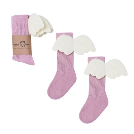 Podkolanówki Dziecięce - Różowy Aniołek / Mama's Feet