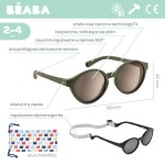Okulary przeciwsłoneczne dla dzieci 2-4 lata, Merry - Khaki / Beaba