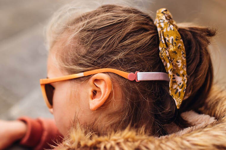 Okulary przeciwsłoneczne dla dzieci 4-6 lat Sunshine - Rainbow orange / Beaba