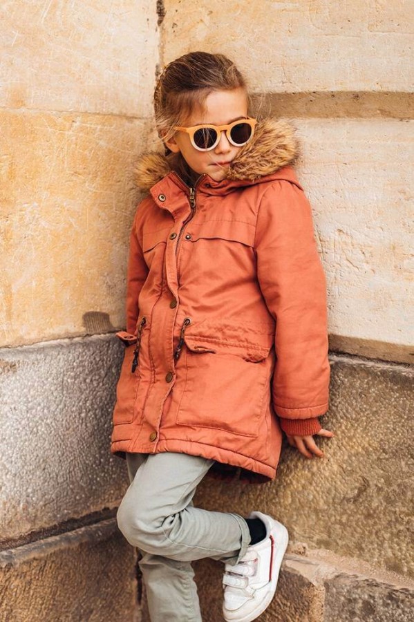 Okulary przeciwsłoneczne dla dzieci 4-6 lat Sunshine - Rainbow orange / Beaba