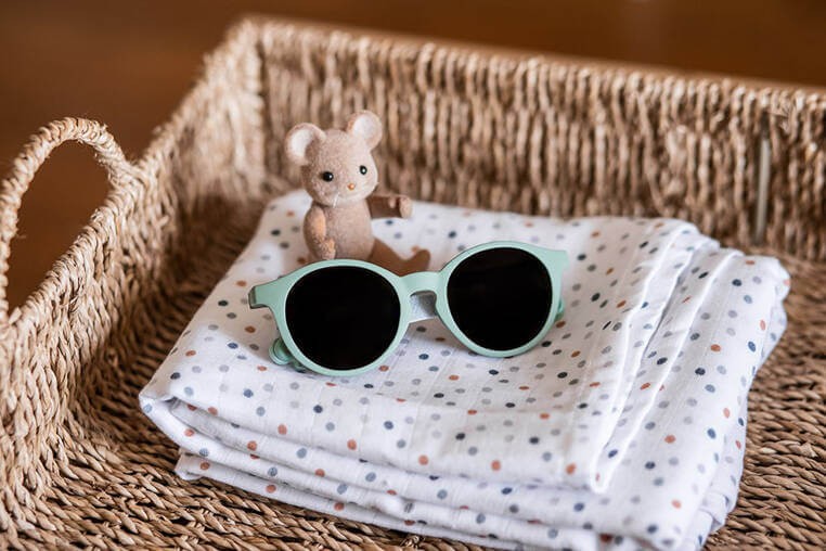 Okulary przeciwsłoneczne dla dzieci 4-6 lat, Sunrise - Sage green / Beaba