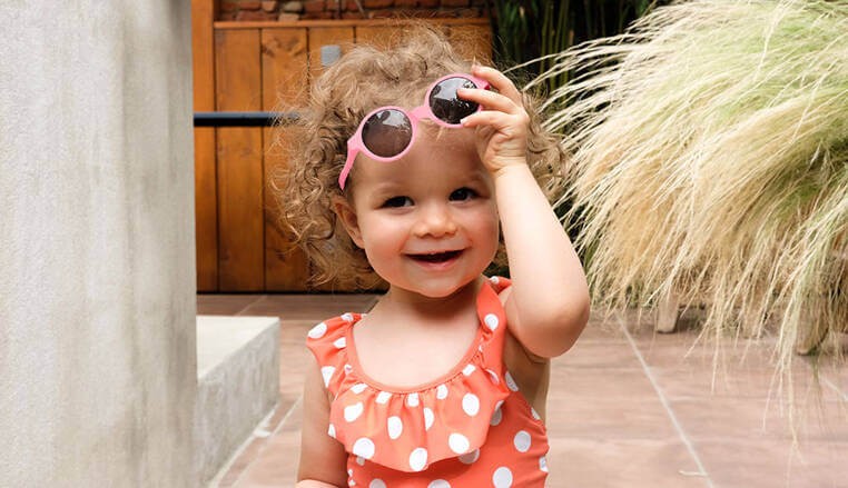 Okulary przeciwsłoneczne dla dzieci 9-24 miesięcy, Joy - Neon pink / Beaba