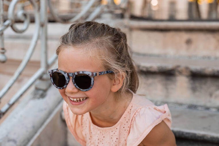 Okulary przeciwsłoneczne dla dzieci 4-6 lat Sunshine - Blue tortoise / Beaba