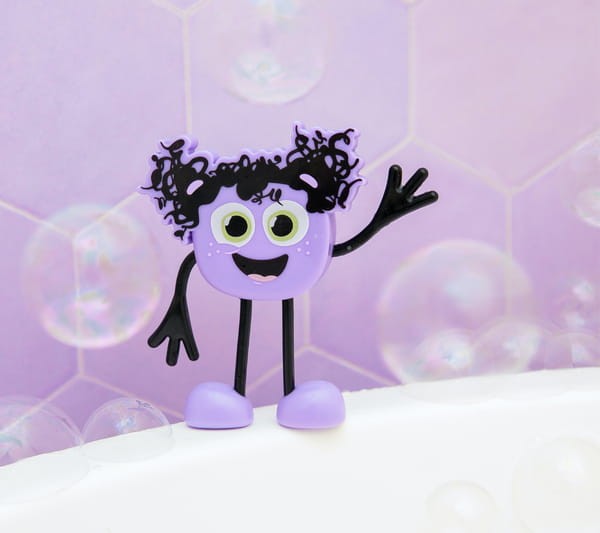 Postać do kąpieli Lumi - zestaw z dwiema kostkami sensorycznymi świecącymi w wodzie / Glo Pals