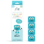 Kostki sensoryczne świecące w wodzie Blair - zabawka kąpielowa, turkusowy / Glo Pals