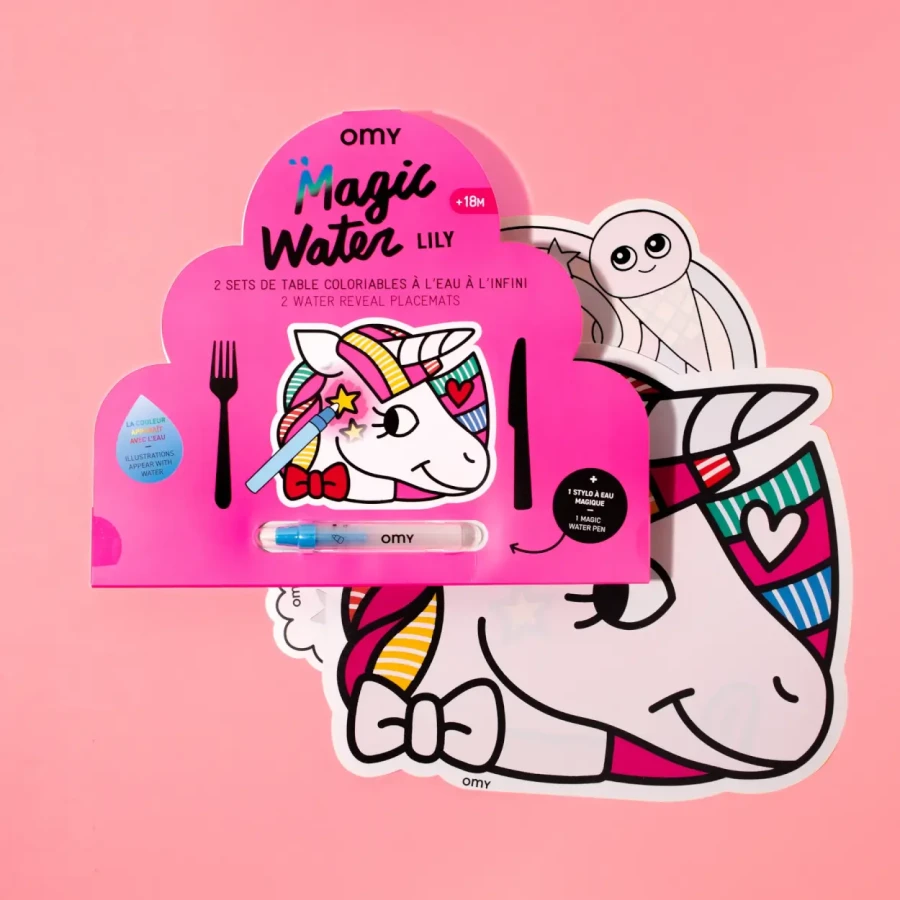 Jednorożce - Podkładka do kolorowania na stół / OMY