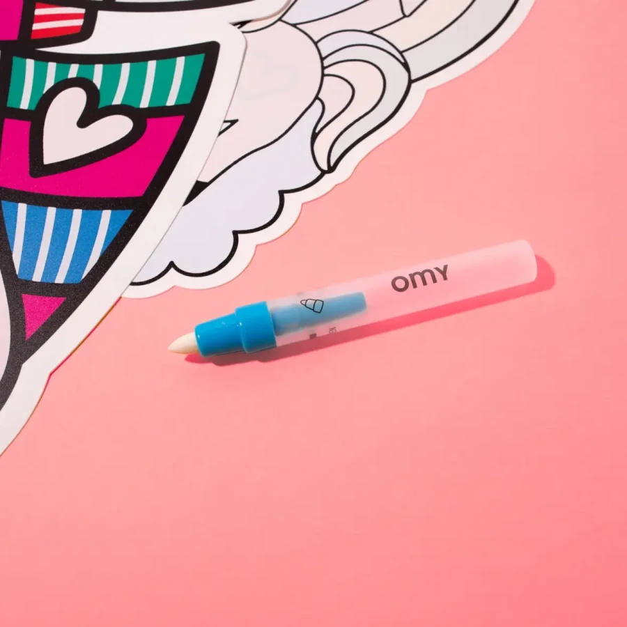 Jednorożce - Podkładka do kolorowania na stół / OMY