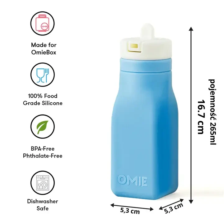 OMIEBOTTLE, bidon dla dzieci, Blue / OMIE