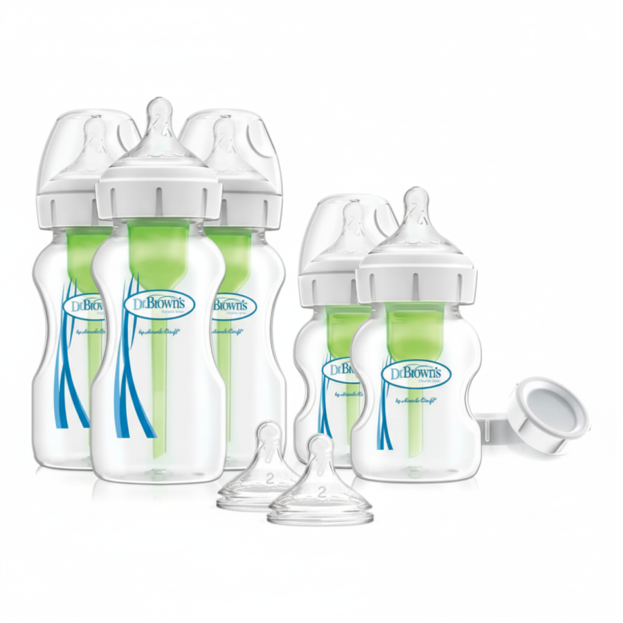 Zestaw startowy szeroka szyjka Options+ "duży" / Dr Brown's