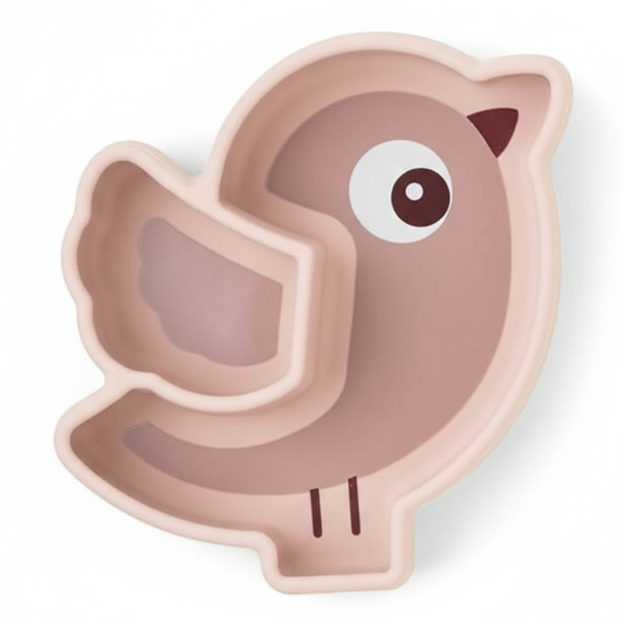 Talerzyk na przekąski z przyssawką Birdee Powder / Done by deer