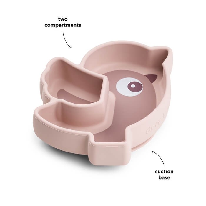 Talerzyk na przekąski z przyssawką Birdee Powder / Done by deer