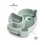 Talerzyk na przekąski z przyssawką Birdee Green / Done by deer