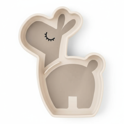 Talerzyk na przekąski z przyssawką Lama Lalee Sand / Done by deer