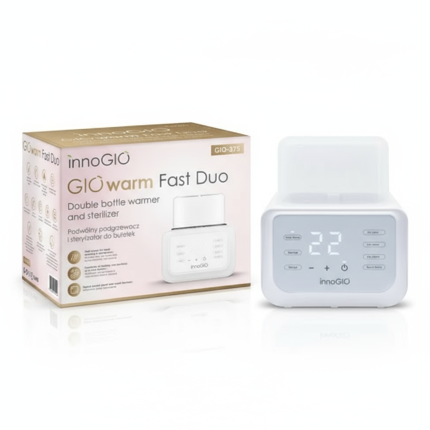 Podwójny podgrzewacz i sterylizator do butelek GIOwarm Fast Duo / InnoGIO