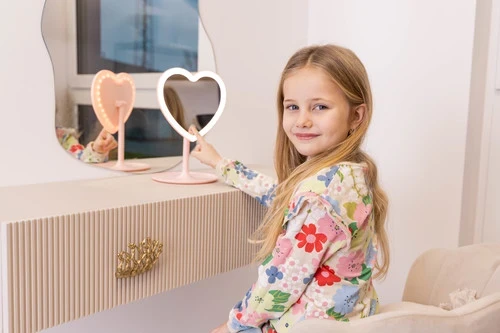 GIOperfect lusterko różowe serce / innoGIO