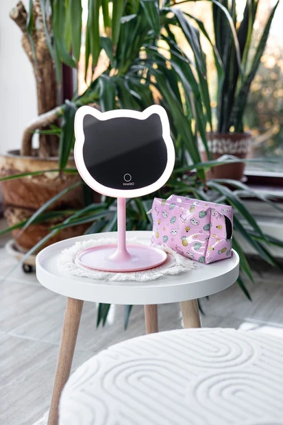 GIOperfect lusterko różowy kotek / innoGIO
