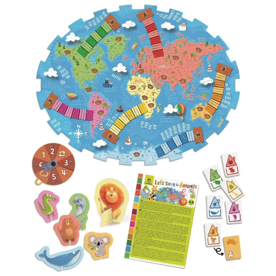 Let’s Save the Animals - gra planszowa AGENDA 2030 „RATUJMY ZWIERZĘTA” / Ludattica