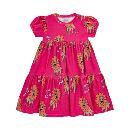 Bufiasta sukienka - lew różowy / Dear Sophie