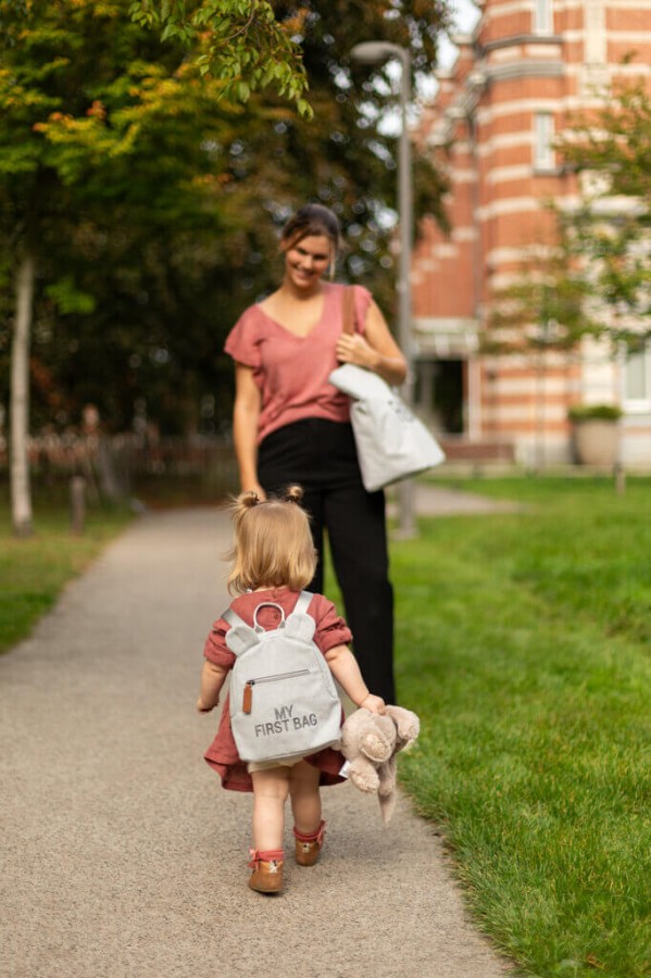 Plecak dziecięcy My First Bag Kanwas Szary / Childhome