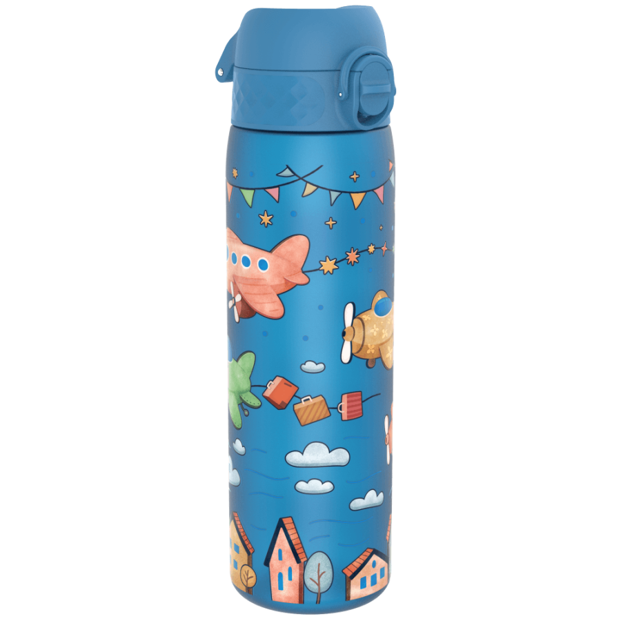 Wąska butelka na napoje - Airplanes, 500ml / ION8® I8RF500PBPLANE