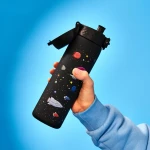 Wąska butelka na napoje - Spaceships, 500ml / ION8® I8RF500PKSPACE