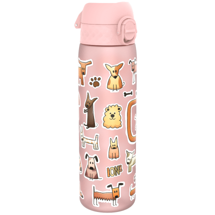 Wąska butelka na napoje - Dogs, 500ml / ION8® I8RF500PPDOGS