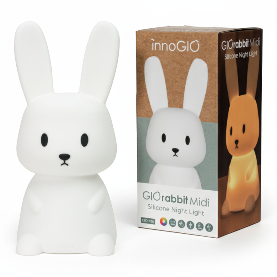Silikonowa Lampka nocna GIOrabbit Midi / innoGIO